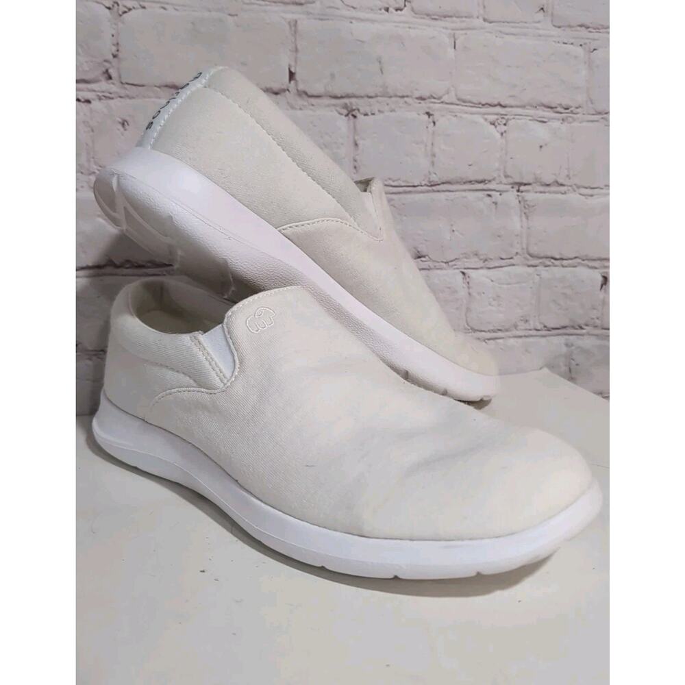 Men's Merinos Wool Classic Off White Size 8 Slip On Sneakers Comfort Shoe